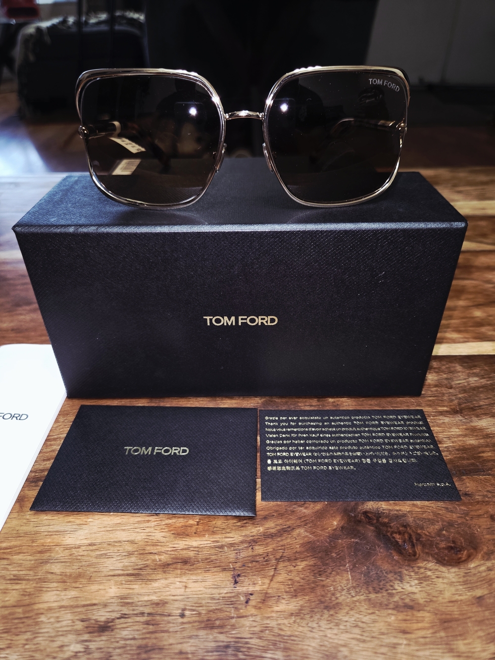 Tom Ford "Goldie" FT1092/S. 28E Shiny Rose Gold, 60-18-120. New with Tags & Box